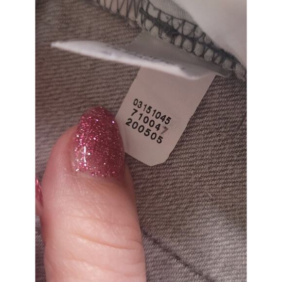 J. Jill Slim Leg Mid Rise Gray Denim Jeans Stretch Sz 16 EUC - Picture 8 of 8